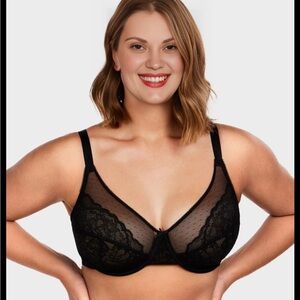 (2) NWOT SHECURVE Lace Bra